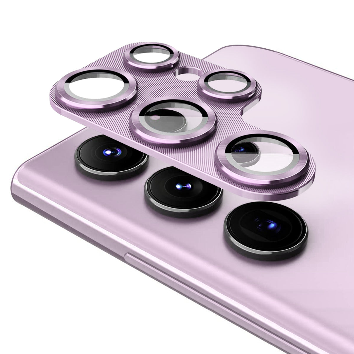 ENKAY HAT PRINCE For Samsung Galaxy S23 Ultra Camera Lens Protector Aluminium Alloy + Tempered Glass Lens Film