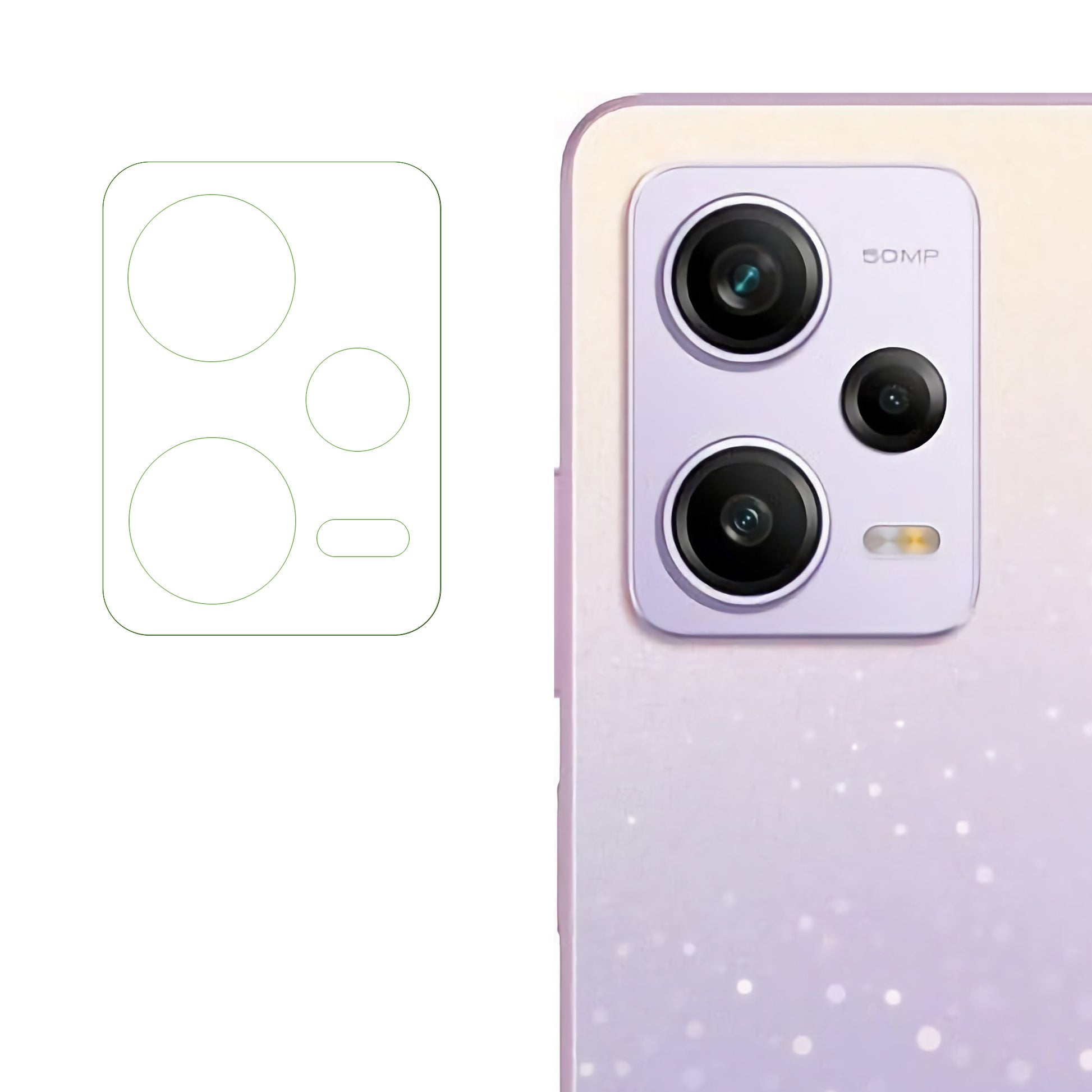 For Xiaomi Redmi Note 12 Pro 5G Camera Lens Protector Tempered Glass Lens Cover Film Accessories