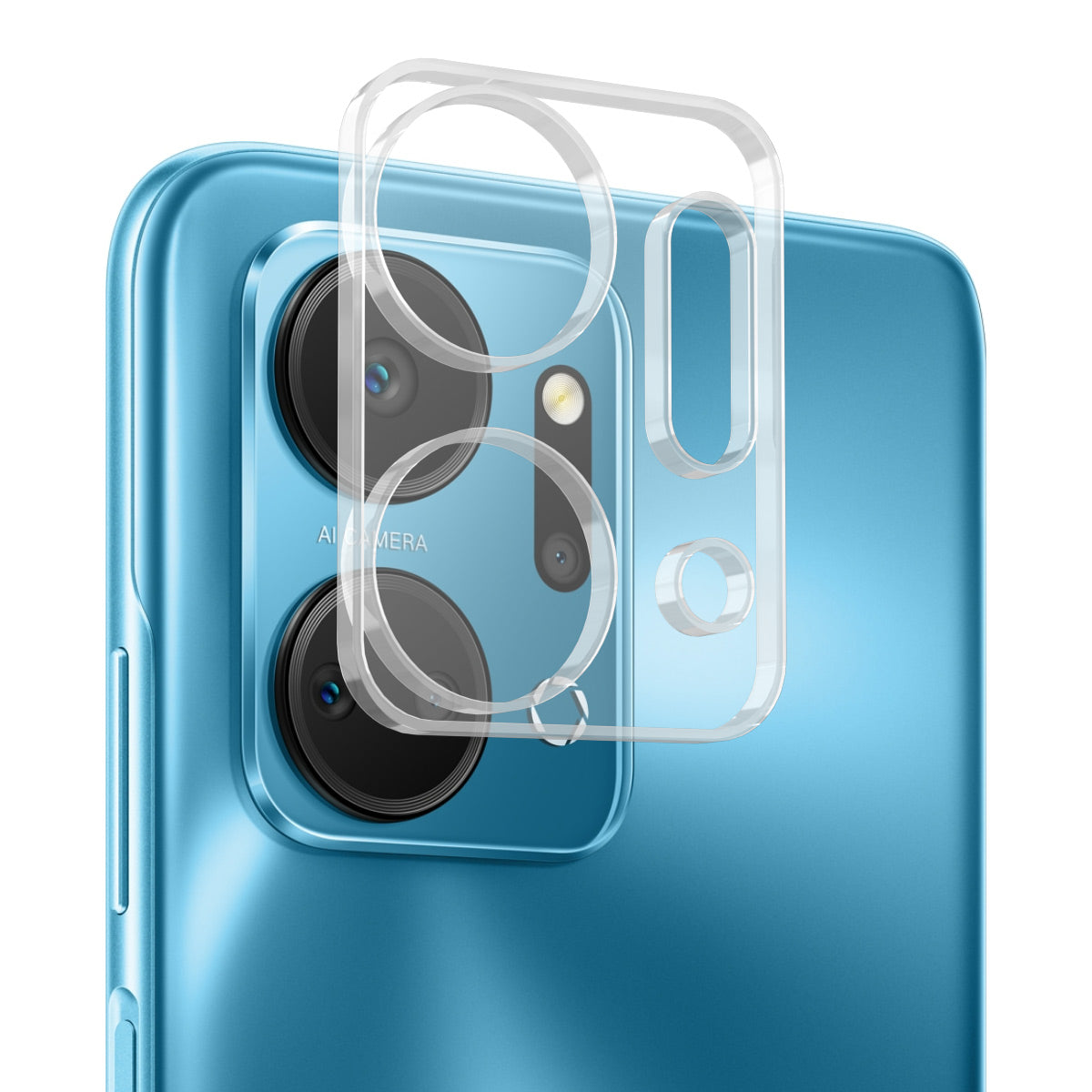 ENKAY HAT PRINCE For Honor X7a 4G Full Cover Camera Lens Protector Transparent Tempered Glass Camera Film
