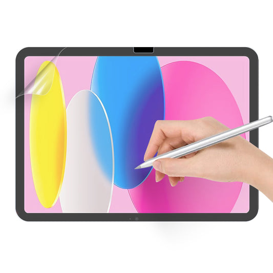 For iPad 10.9 (2022) Paper-like Screen Protector 180-Degree Anti-spy Matte PET Tablet Full Screen Film