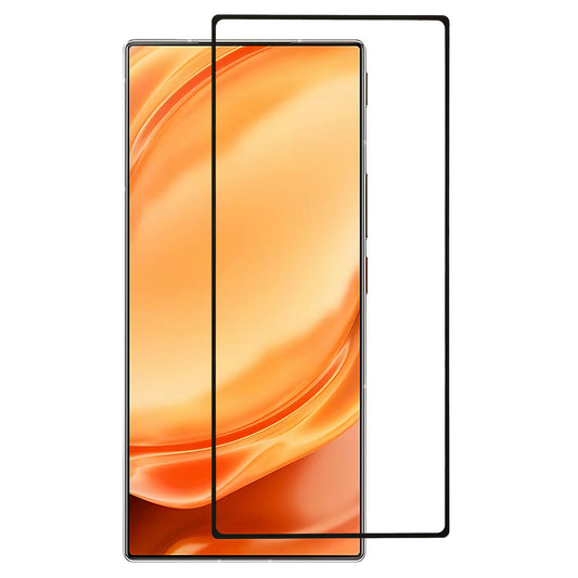 For ZTE nubia Z50 Ultra Tempered Glass Black Edge Screen Film Silk Printing Full Glue Screen Protector