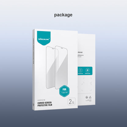 NILLKIN 2Pcs / Set For OnePlus Ace 2 5G / 11R 5G PMMA Screen Protector 3D Curved Anti-Shock Full Screen Protective Film