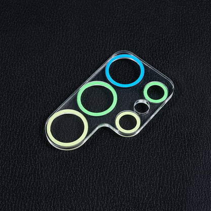 MKADI For Samsung Galaxy S23 Ultra Luminous Tempered Glass Camera Lens Protector Anti-scratch Film