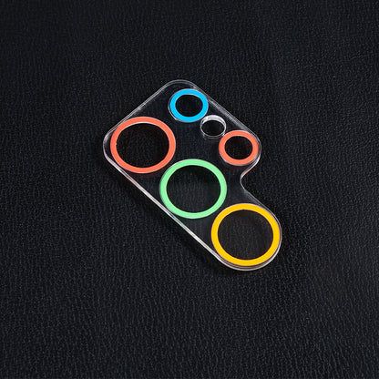 MKADI For Samsung Galaxy S23 Ultra Luminous Tempered Glass Camera Lens Protector Anti-scratch Film
