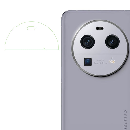 For Oppo Find X6 Pro Camera Lens Protector Corning Gorilla Glass 3D Arc Edge Phone Rear Lens Film