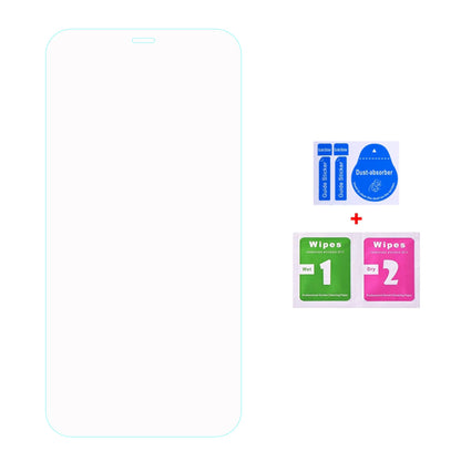 100Pcs For iPhone 12 6.1 inch / 12 Pro 6.1 inch HD Anti-scratch Film Arc Edge Tempered Glass Phone Screen Protector