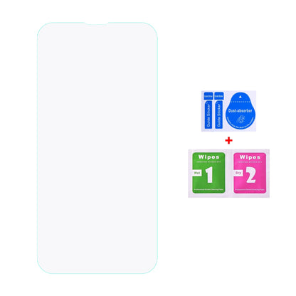 100Pcs For iPhone 13 mini 5.4 inch Anti-scratch Screen Film Arc Edge Clear HD Tempered Glass Screen Protector