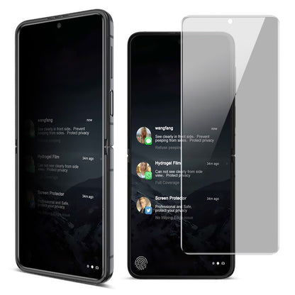 IMAK Hydrogel Film III For Samsung Galaxy Z Flip4 5G Anti-Spy TPU Phone Screen Film Full Screen Protector