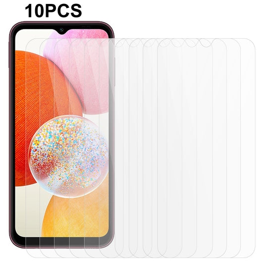 10PCS For Samsung Galaxy A14 4G / 5G Anti-Scratch 0.3mm 2.5D Arc Tempered Glass Phone Screen Protector