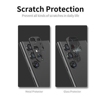 ENKAY HAT PRINCE Phone Rear Lens Cap For Samsung Galaxy S23+ / S23 , Aluminum Alloy Lens Protector Frame
