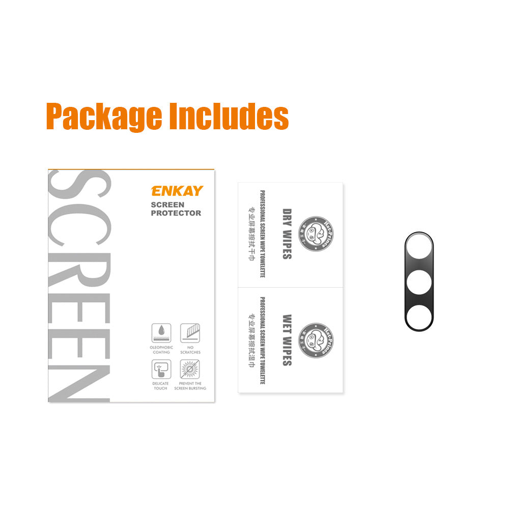ENKAY HAT PRINCE Phone Rear Lens Cap For Samsung Galaxy S23+ / S23 , Aluminum Alloy Lens Protector Frame