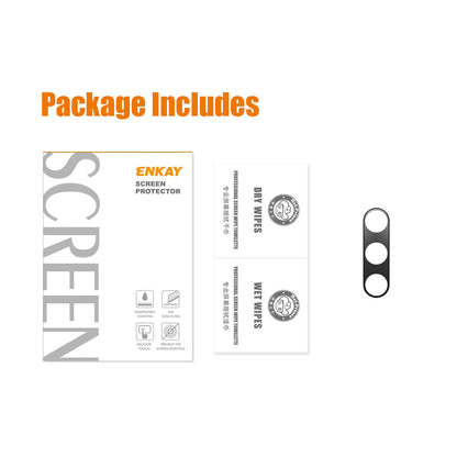 ENKAY HAT PRINCE Phone Rear Lens Cap For Samsung Galaxy S23+ / S23 , Aluminum Alloy Lens Protector Frame