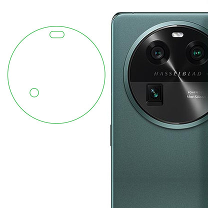 For Oppo Find X6 Anti-scratch Soft Soda-lime Glass Rear Lens Film Phone Camera Lens Protector