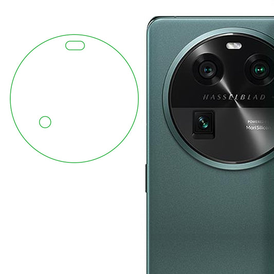 For Oppo Find X6 Anti-scratch Soft Soda-lime Glass Rear Lens Film Phone Camera Lens Protector