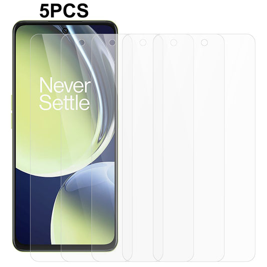 5PCS For OnePlus Nord CE 3 Lite 5G / Nord N30 5G 0.3mm Cell Phone Screen Film 2.5D Tempered Glass Screen Protector