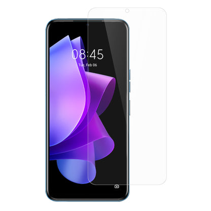 For Tecno Pop 7 Tempered Glass Screen Film 0.3mm Arc Edge Anti-explosion Phone Screen Protector