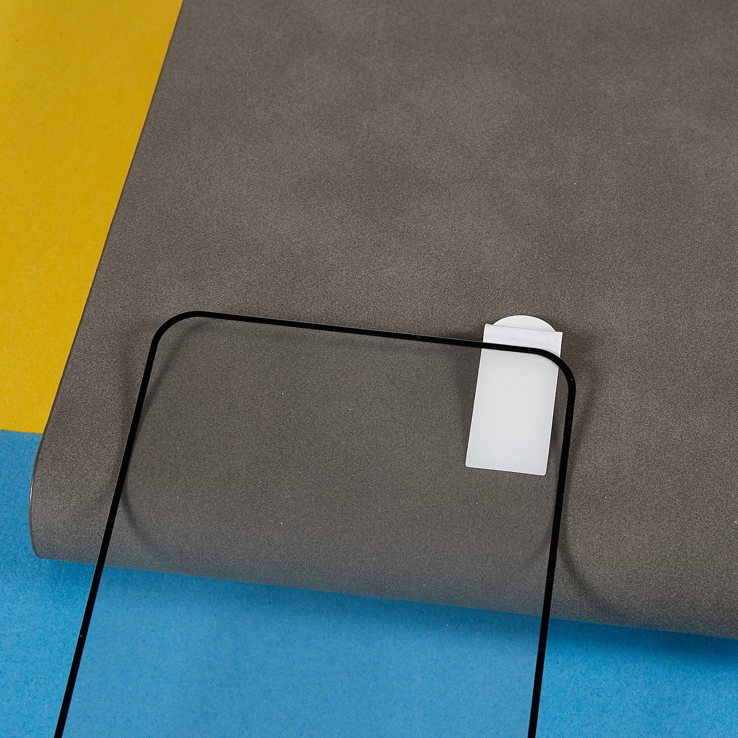Tempered Glass Screen Film for for Realme C55 , Black Edge HD Clear Silk Printing Full Glue Screen Protector