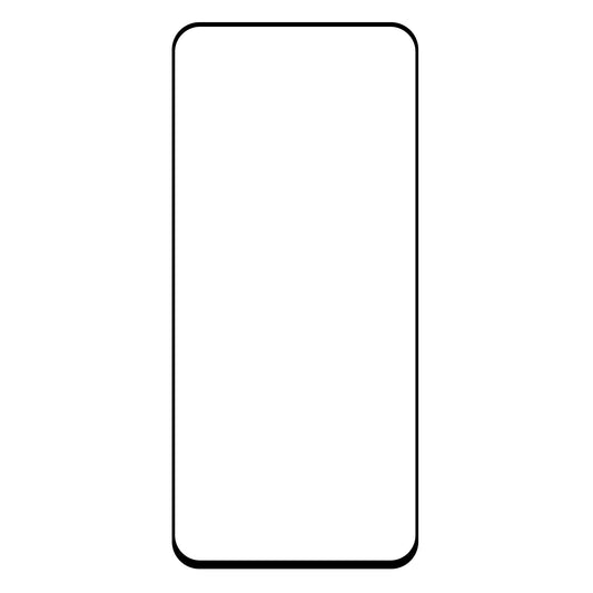 For Xiaomi Redmi Note 12 Turbo / Poco F5 5G Silk Printing Tempered Glass Film Black Edge Full Glue Phone Full Screen Protector