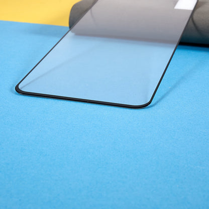 For Xiaomi Redmi Note 12 Turbo / Poco F5 5G Silk Printing Tempered Glass Film Black Edge Full Glue Phone Full Screen Protector