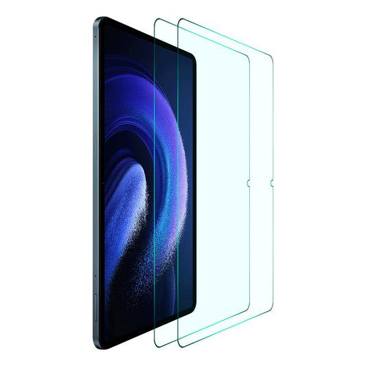 ENKAY HAT PRINCE 2Pcs For Xiaomi Pad 6 / 6 Pro Tempered Glass Screen Protector 0.33mm 9H 2.5D Arc Edge Ultra Clear Screen Film