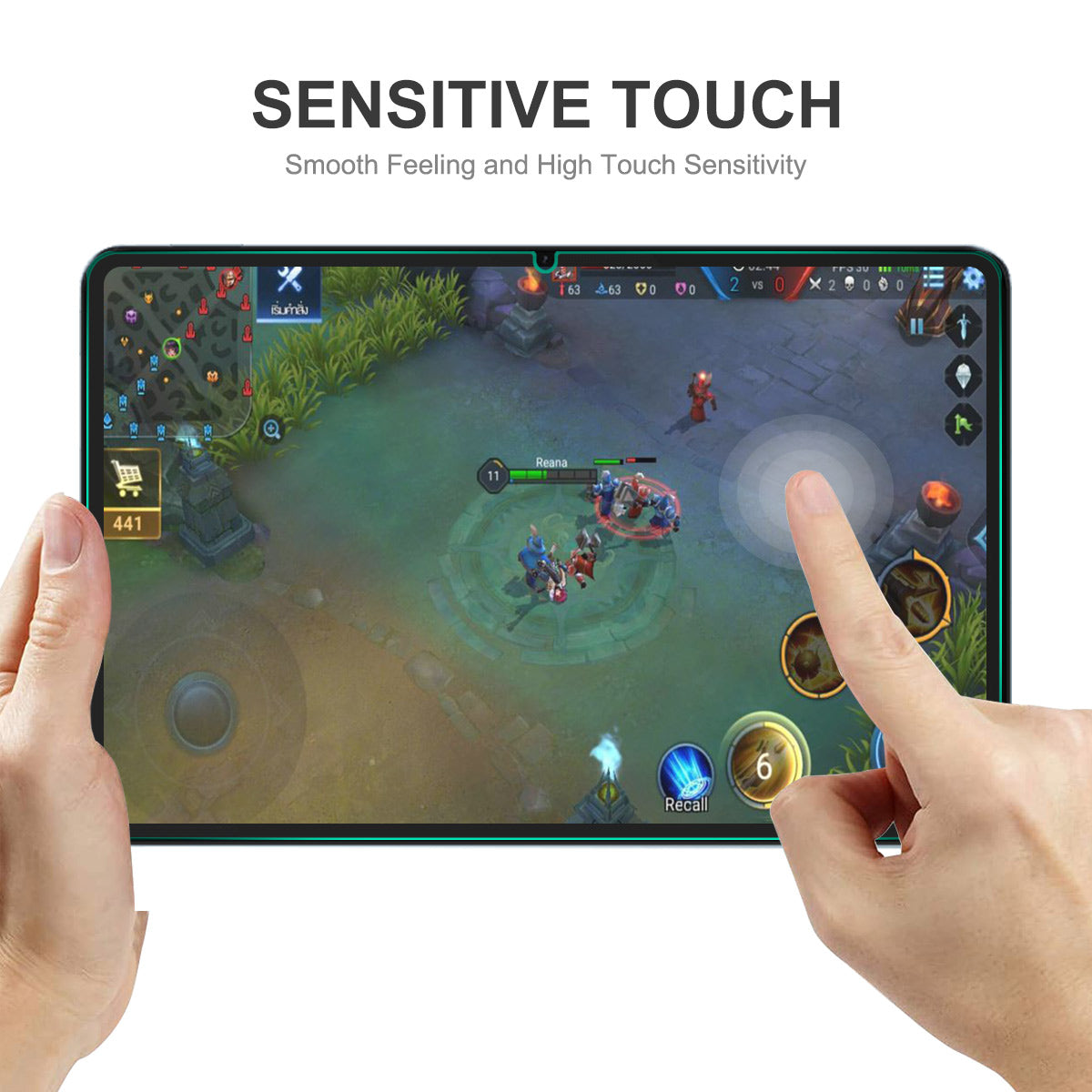 ENKAY HAT PRINCE 2Pcs For Xiaomi Pad 6 / 6 Pro Tempered Glass Screen Protector 0.33mm 9H 2.5D Arc Edge Ultra Clear Screen Film