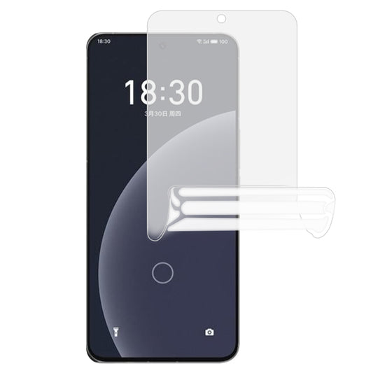 For Meizu 20 Pro Soft PET Full Cover Phone Screen Protector Ultra Clear Anti-scratch Protective Film