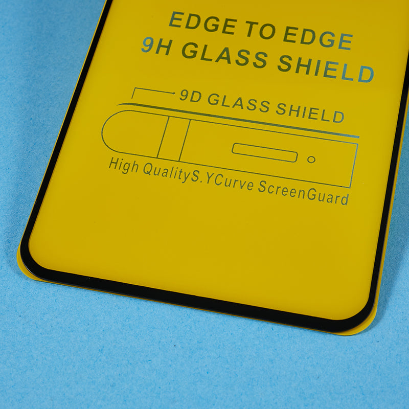 Full Screen Protector for Samsung Galaxy A24 4G , Silk Printing Side Glue 9D Tempered Glass Film
