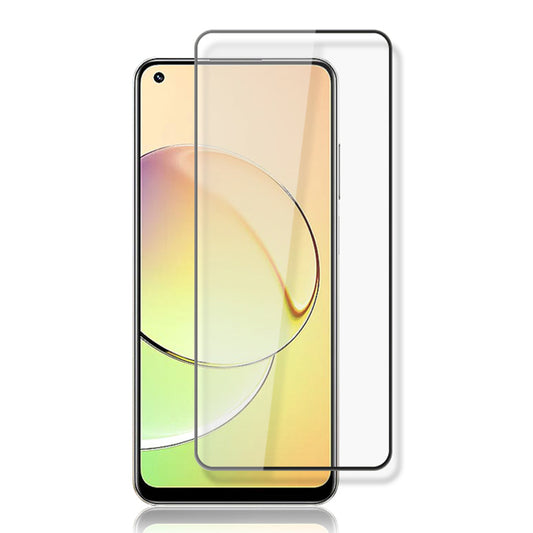 AMORUS For Realme 10 4G Tempered Glass Silk Printing Full Glue Phone Full Screen Protector