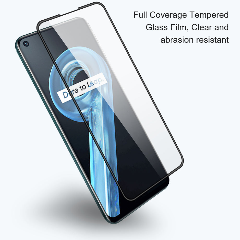 AMORUS For Realme 10 4G Tempered Glass Silk Printing Full Glue Phone Full Screen Protector