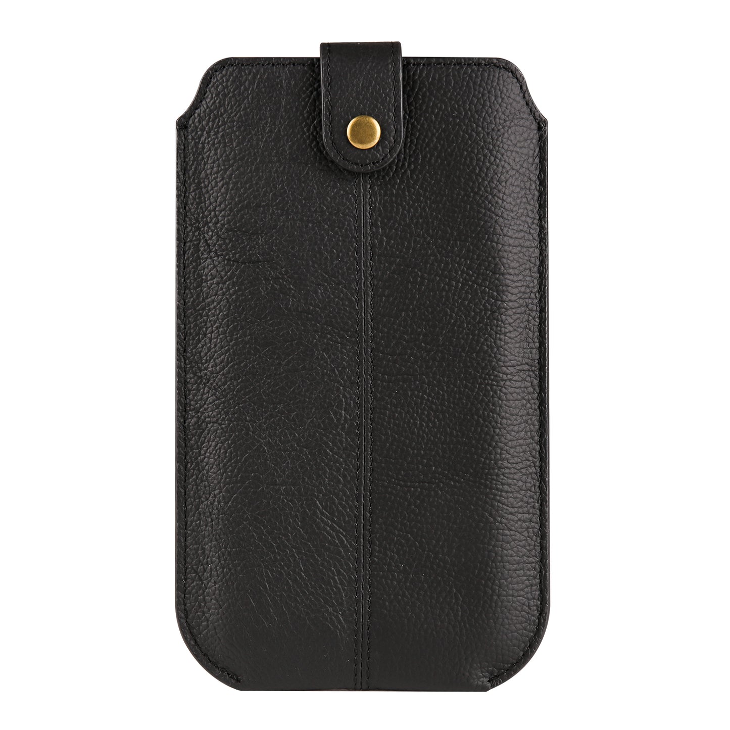 Genuine Cow Leather Belt Case for Universal 6.1-inch Phone Card Holder Cell Phone Holster Pouch with Belt Clip