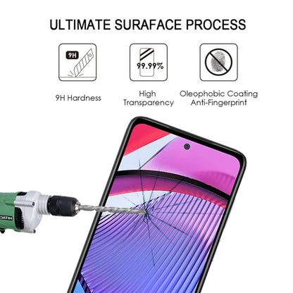 For Moto G Power 5G Tempered Glass Screen Protector Silk Printing Full Glue Full Cover Film