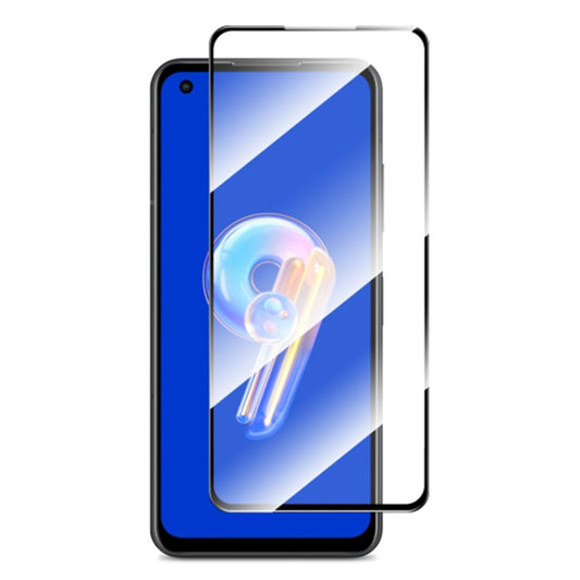For Asus Zenfone 9 5G Full Glue Phone Full Screen Protector Silk Printing Ultra Clear Tempered Glass Film