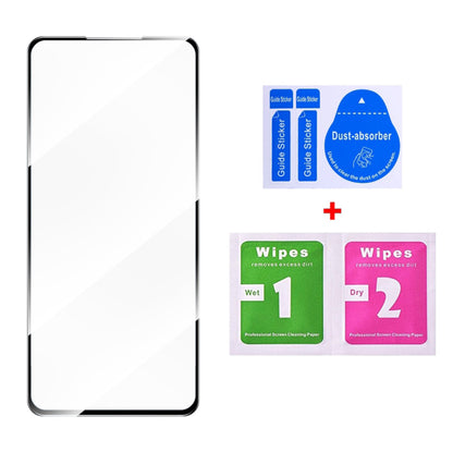 For Asus Zenfone 9 5G Full Glue Phone Full Screen Protector Silk Printing Ultra Clear Tempered Glass Film