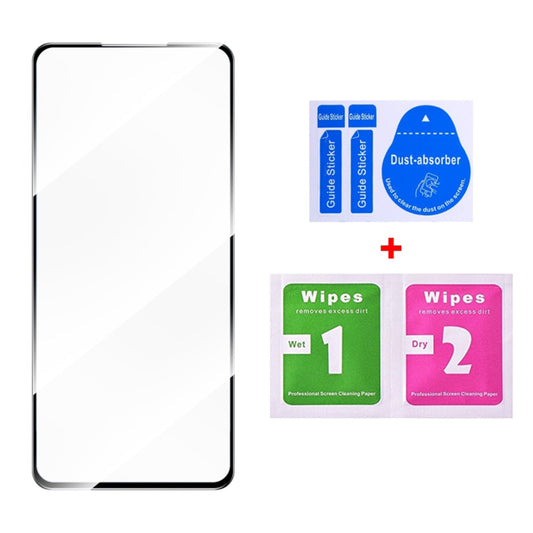 For Asus Zenfone 9 5G Full Glue Phone Full Screen Protector Silk Printing Ultra Clear Tempered Glass Film