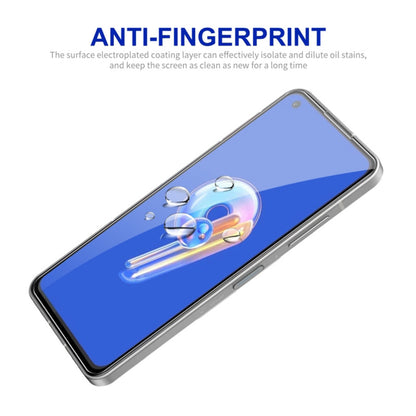 For Asus Zenfone 9 5G Full Glue Phone Full Screen Protector Silk Printing Ultra Clear Tempered Glass Film