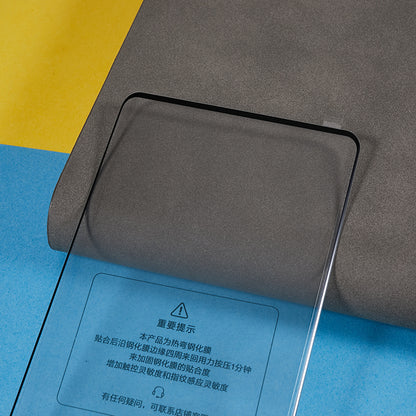 For Motorola Moto X30 Pro 5G / Edge 30 Ultra 5G Black Edge Silk Printing Tempered Glass Film Full Glue Full Screen Protector