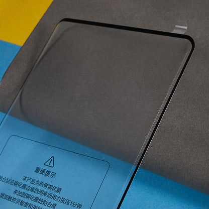 For Motorola Moto X30 Pro 5G / Edge 30 Ultra 5G Black Edge Silk Printing Tempered Glass Film Full Glue Full Screen Protector