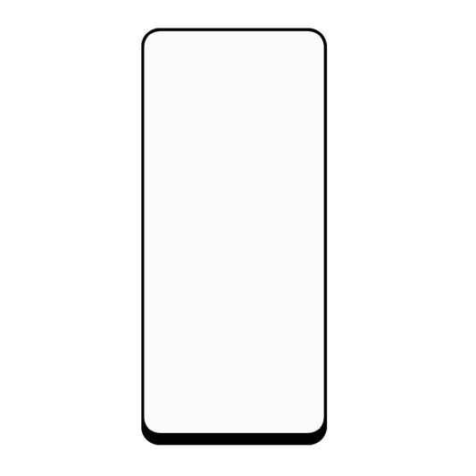 Ultra Clear Tempered Glass Film for Realme narzo N55 4G , Silk Printing Full Screen Cover Protector (Full Glue)