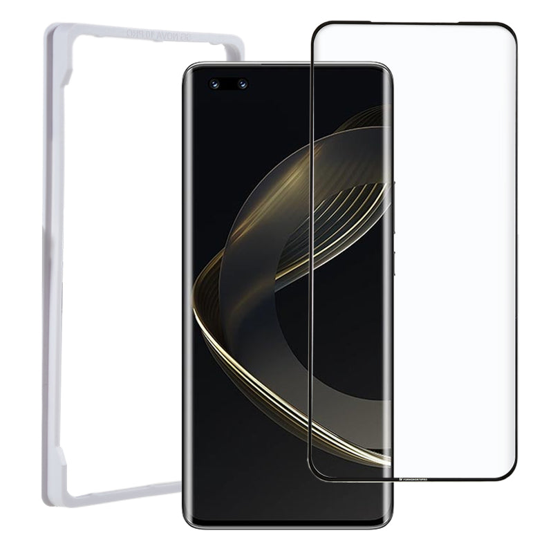 For Huawei nova 11 Pro / nova 11 Ultra Full Glue Tempered Glass Film 0.18mm 3D Curved Full Screen Protector Fingerprint Unlock