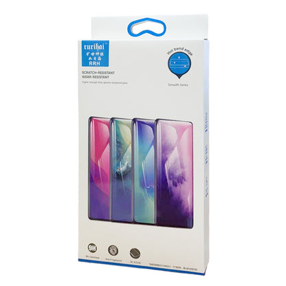 RURIHAI For Huawei nova 11 Pro / nova 11 Ultra Screen Protector 3D Curved High Aluminium-silicon Glass Anti-scratch Film (Support Fingerprint Unlock)