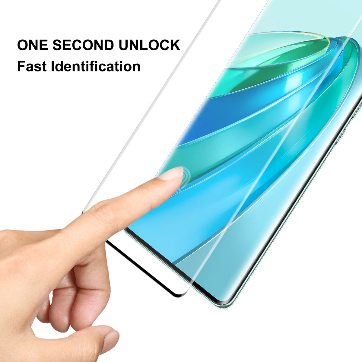 ENKAY HAT PRINCE For Honor X9a 5G / X40 5G / Magic5 Lite 5G 3D Curved Full Screen Protector Side Glue Tempered Glass Film