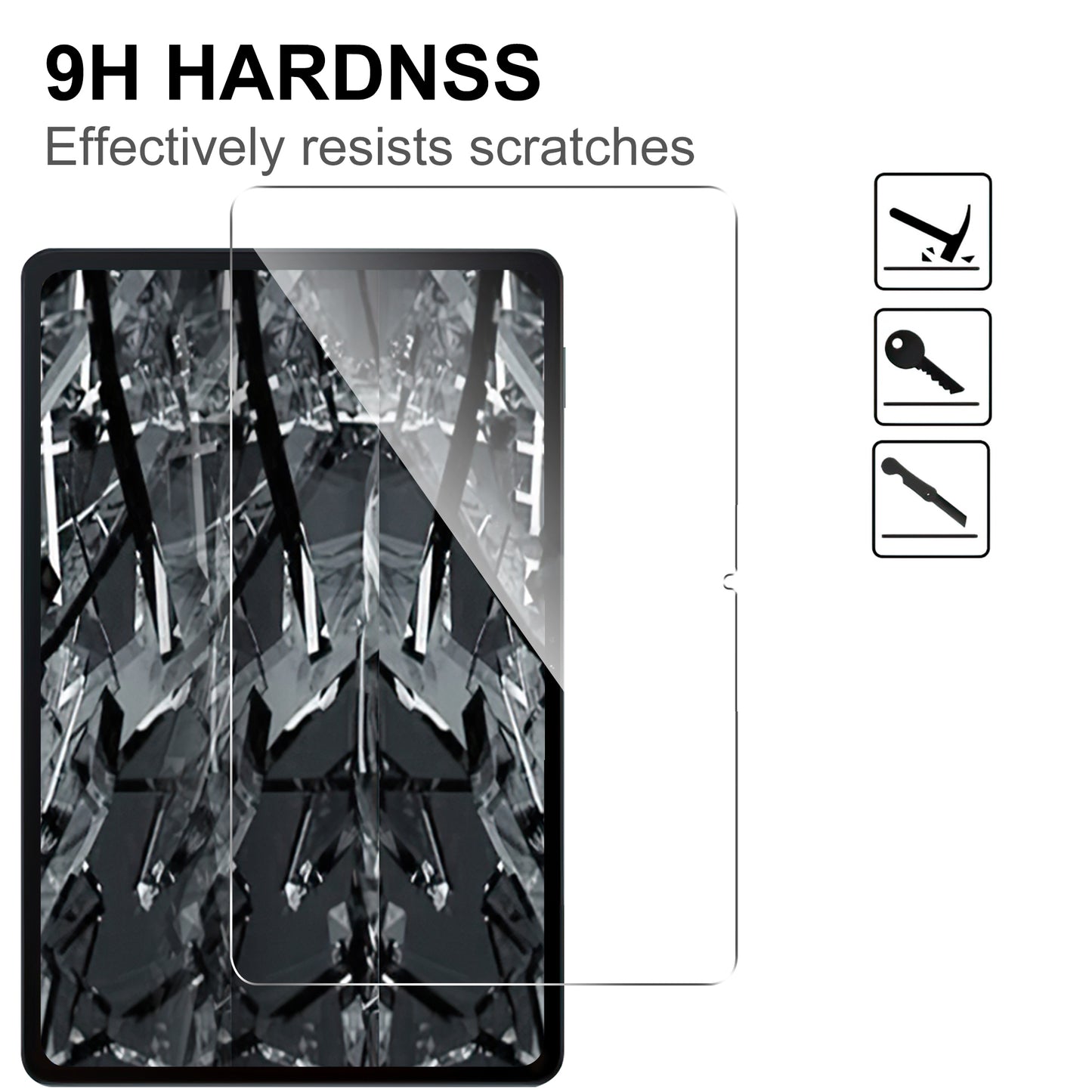 For Xiaomi Pad 6 / Pad 6 Pro Tablet Full Screen Protector 2.5D Straight Edge Tempered Glass Screen Film
