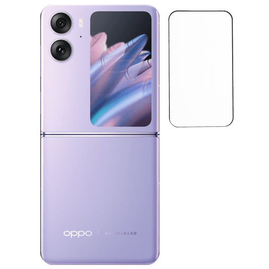 For Oppo Find N2 Flip 5G Rear Small Screen Protector Tempered Glass 3D Curved Full Cover Screen Film
