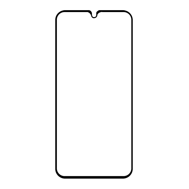 For Samsung Galaxy A34 5G Matte Full Glue Tempered Glass Film Black Edge Silk Printing Full Screen Protector
