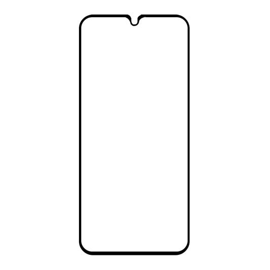 For Samsung Galaxy A34 5G Matte Full Glue Tempered Glass Film Black Edge Silk Printing Full Screen Protector