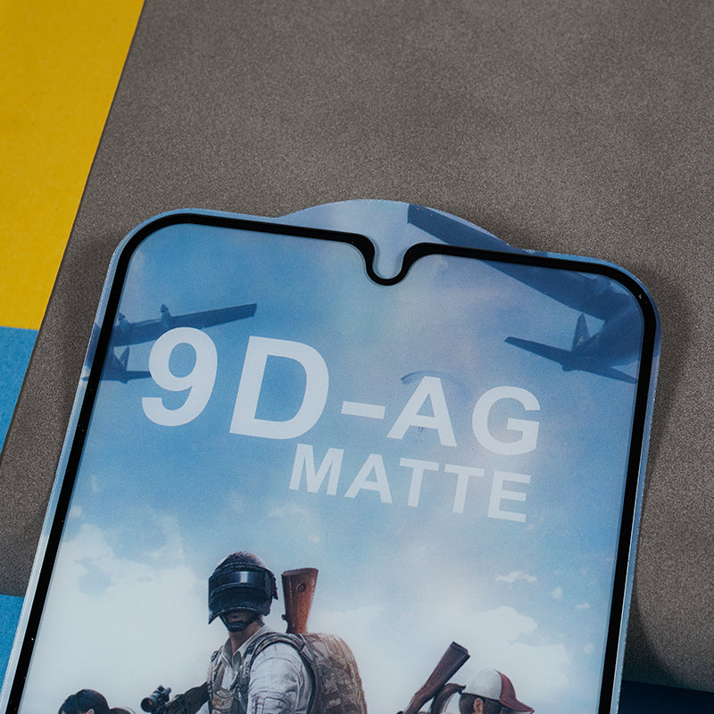 For Samsung Galaxy A34 5G Matte Full Glue Tempered Glass Film Black Edge Silk Printing Full Screen Protector