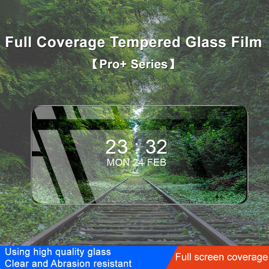 IMAK Pro+ Series for Meizu 20 Pro Full Coverage Screen Protector Anti-Scratch Tempered Glass Film (Support Fingerprint Unlock)