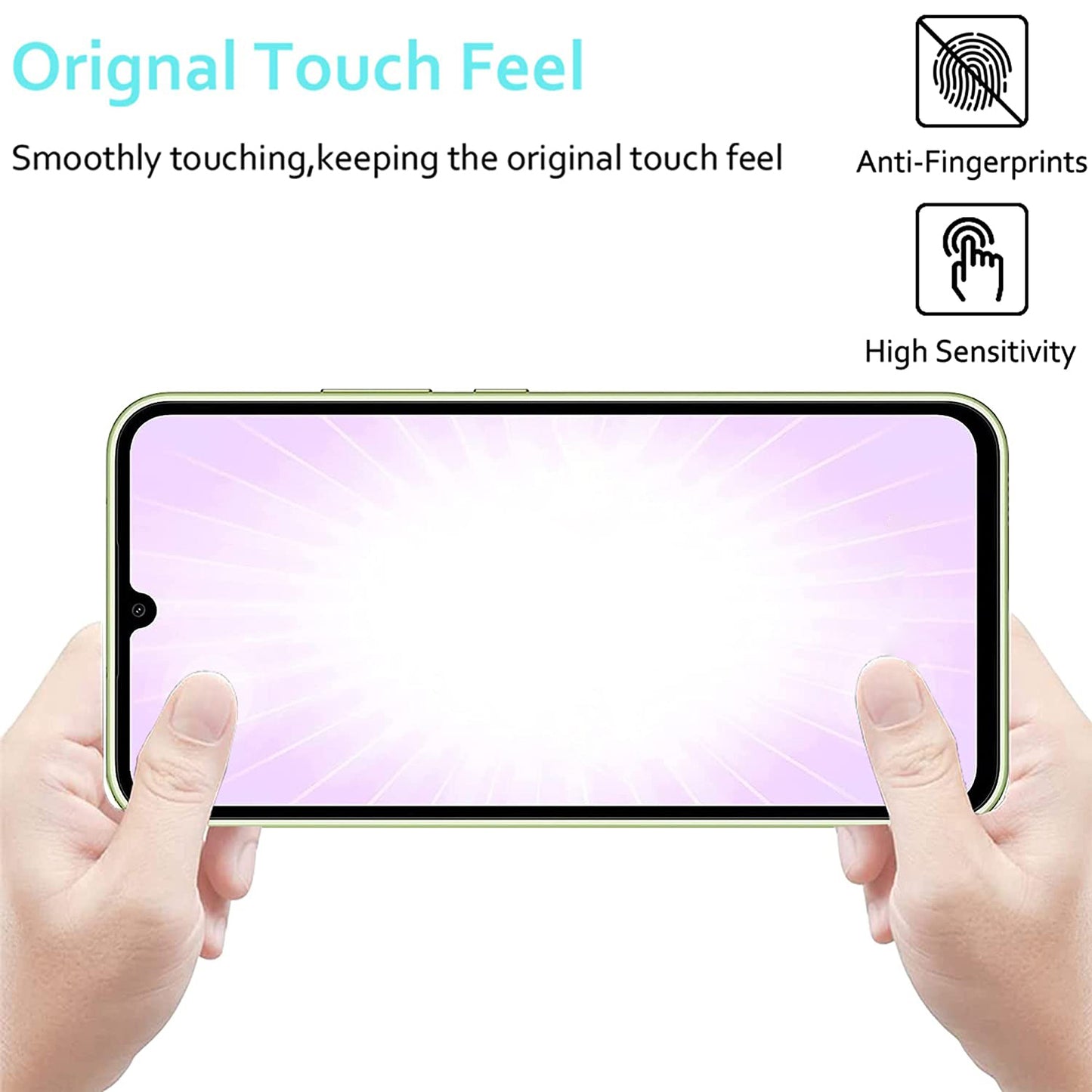 2Pcs For Samsung Galaxy A54 4G Screen Protector + Camera Lens Protector HD Clear Tempered Glass Film Lens Film