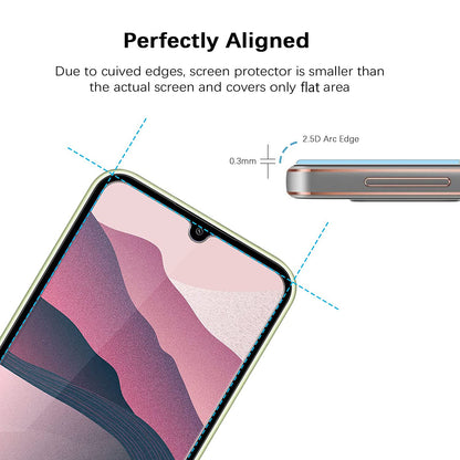 For Samsung Galaxy A54 5G 2.5D Arc Edge Tempered Glass Film 9H Hardness HD Screen Protector
