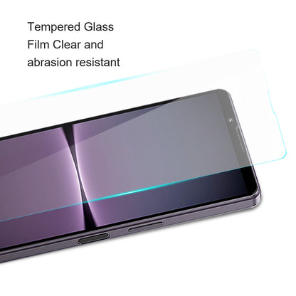 AMORUS For Sony Xperia 10 V Phone Screen Protector 2.5D Arc Edge HD Clear High Aluminum-silicon Glass Film